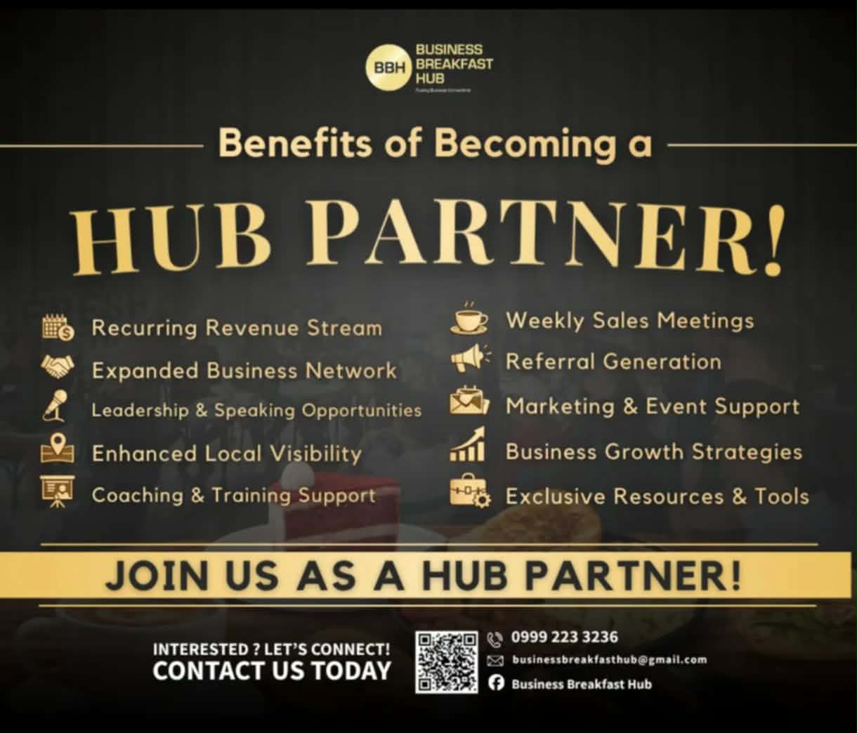 Business Breakfast Hub partner benefits