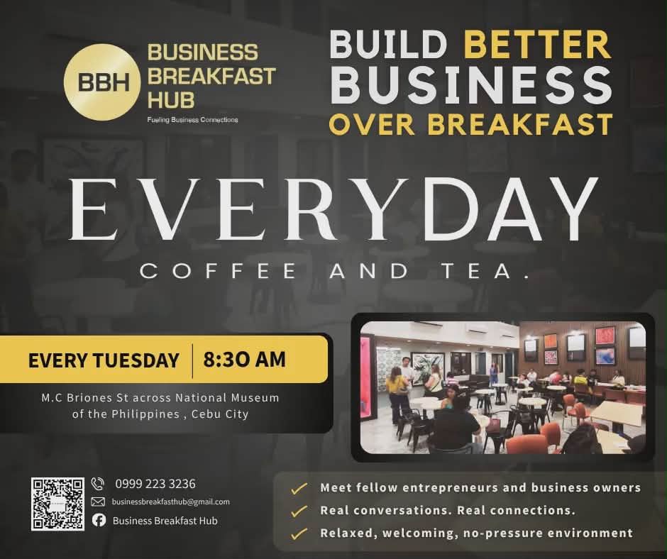 Everyday Coffee and Tea breakfast poster