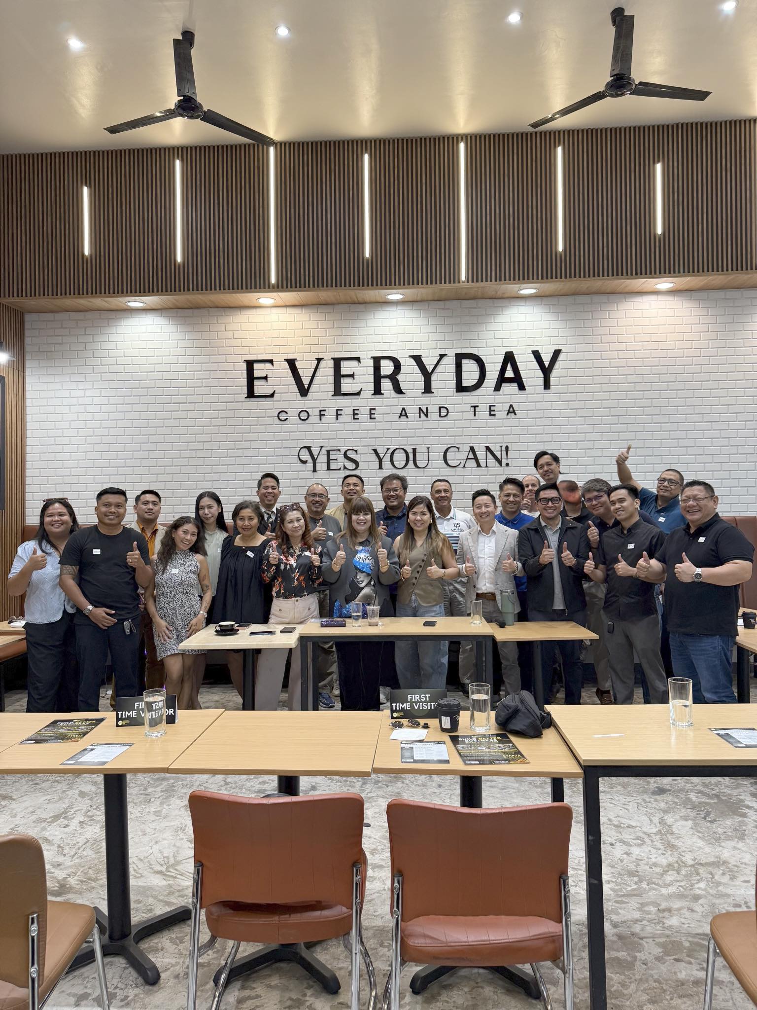 A packed house at one of our weekly meetups